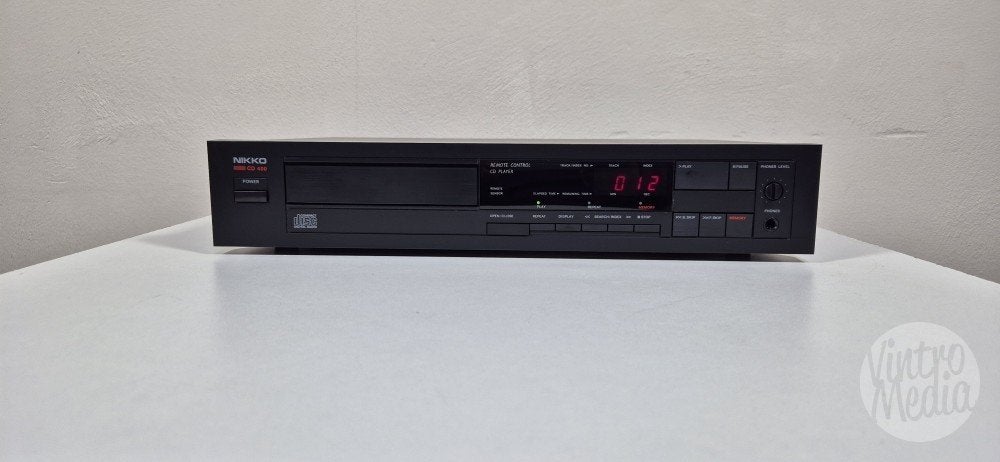 Nikko CD 400 CD-Speler | CD | Vintage | 6 Maanden Garantie, Ophalen of Verzenden, Refurbished, Overige merken
