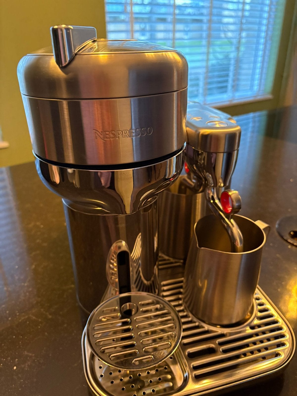 Nespresso Creatista Plus - RVS Koffiezetapparaat, Witgoed en Apparatuur, Koffiezetapparaten, Espresso apparaat, Ophalen of Verzenden
