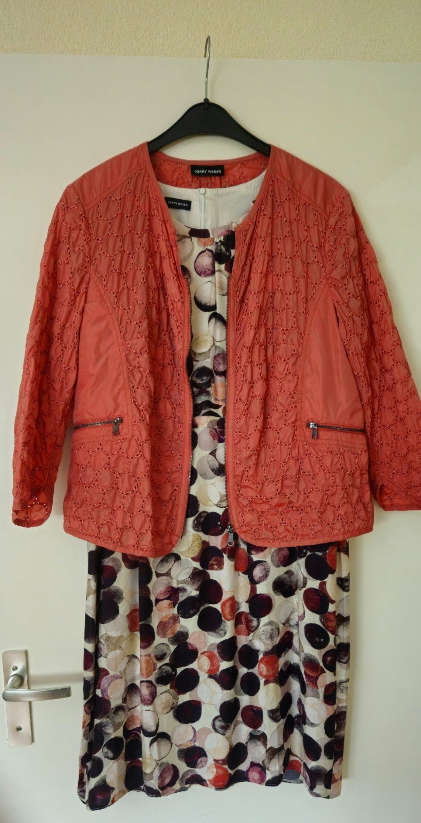 Gerry Weber jurk & jasje mt 42-44., Gerry Weber, Ophalen of Verzenden, Zo goed als nieuw, Maat 42/44 (L)