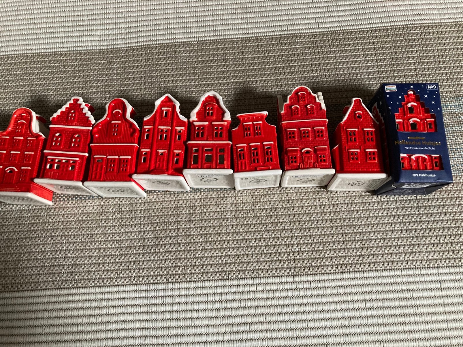 Postcodeloterij huisjes- kerst- complete set, Diversen, Kerst, Ophalen of Verzenden, Nieuw