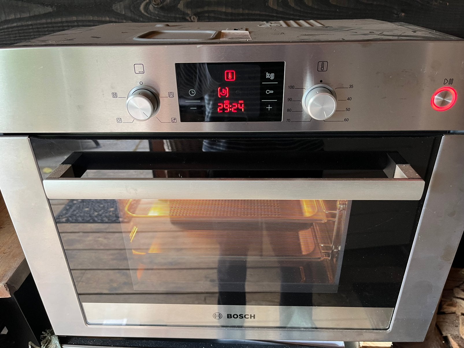 Bosch stoomoven, Witgoed en Apparatuur, Ovens, Minder dan 45 cm, Inbouw, 45 tot 60 cm, Stoomoven