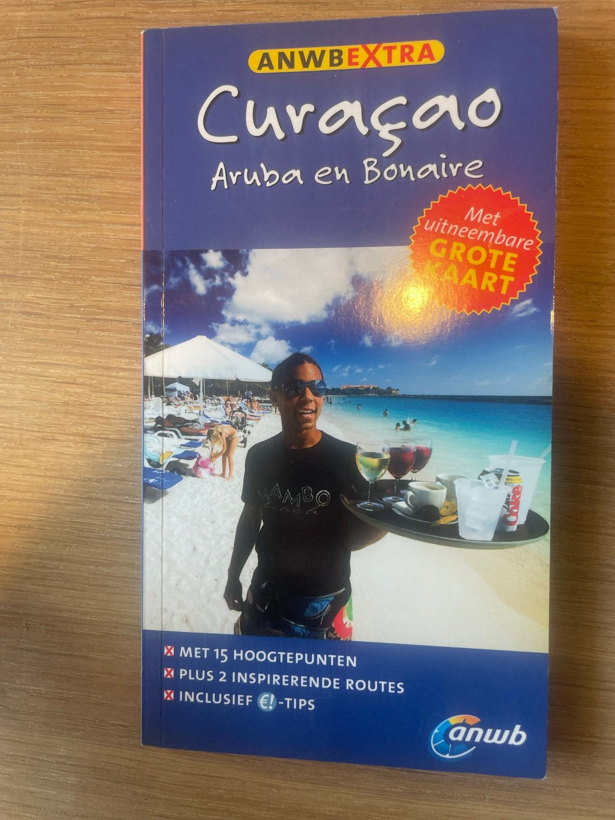 ANWB Extra Reisgids Curaçao, Aruba en Bonaire, Boeken, Reisgidsen, Zo goed als nieuw, Reisgids of -boek, ANWB, Midden-Amerika