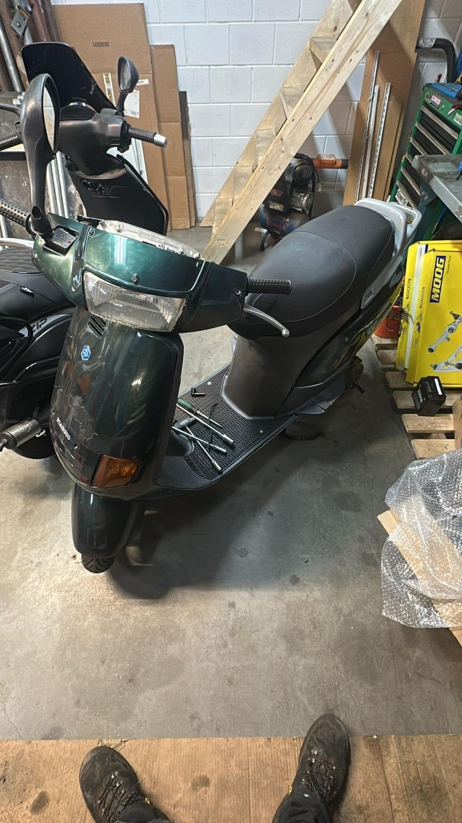 Piaggio SKR 172cc Malossi - Volledig getuned, Ophalen, Gebruikt, Tweetakt, Piaggio