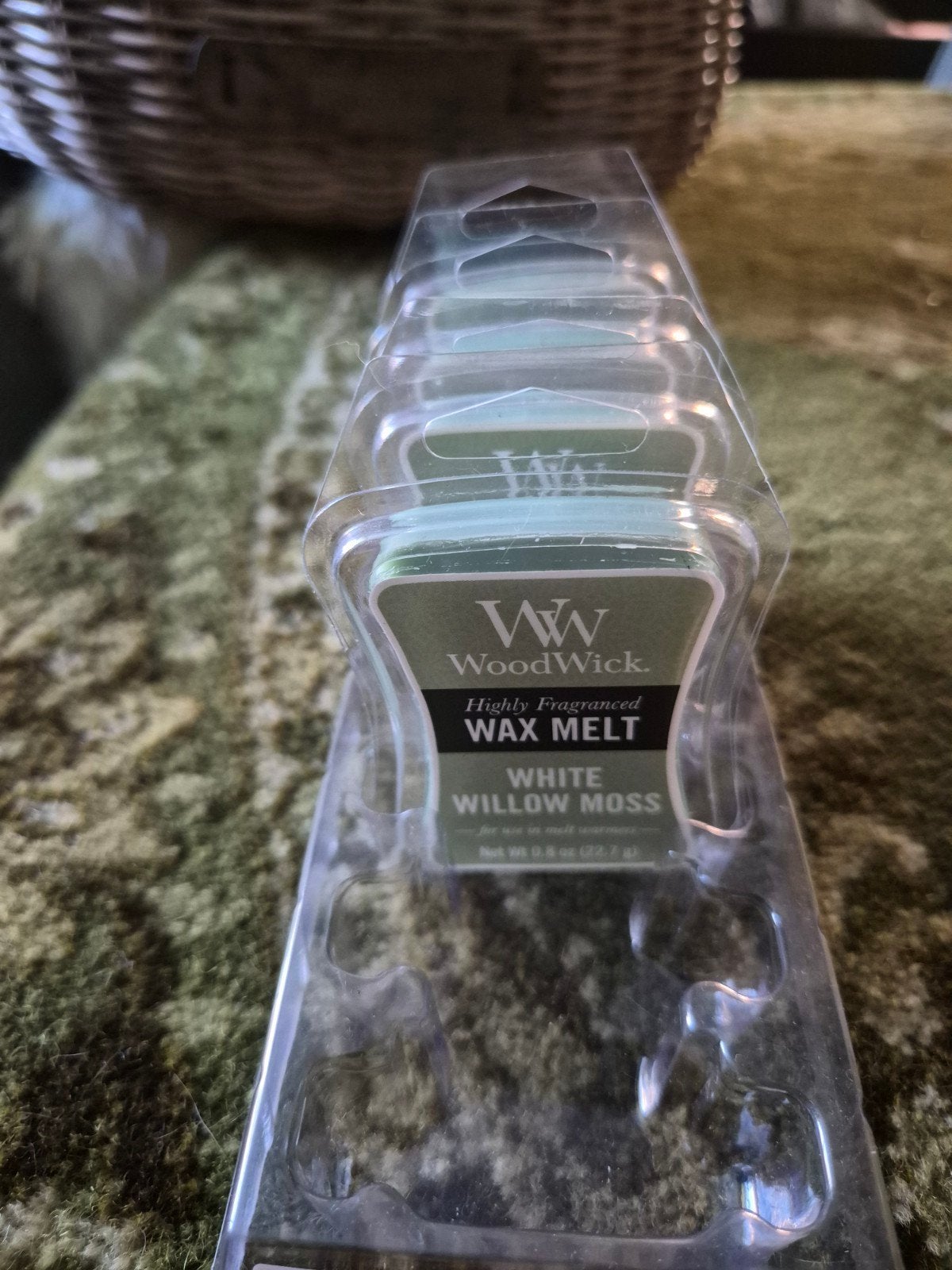 WoodWick Wax Melt White Willow Moss, Woodwick, Overige typen, Ophalen of Verzenden, Groen