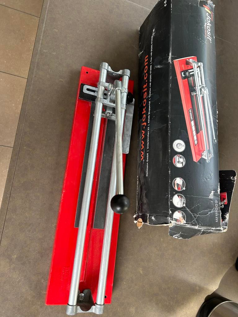 Jokosit 400mm Tegelsnijder - Perfect voor kleine klussen, Ophalen, Gebruikt