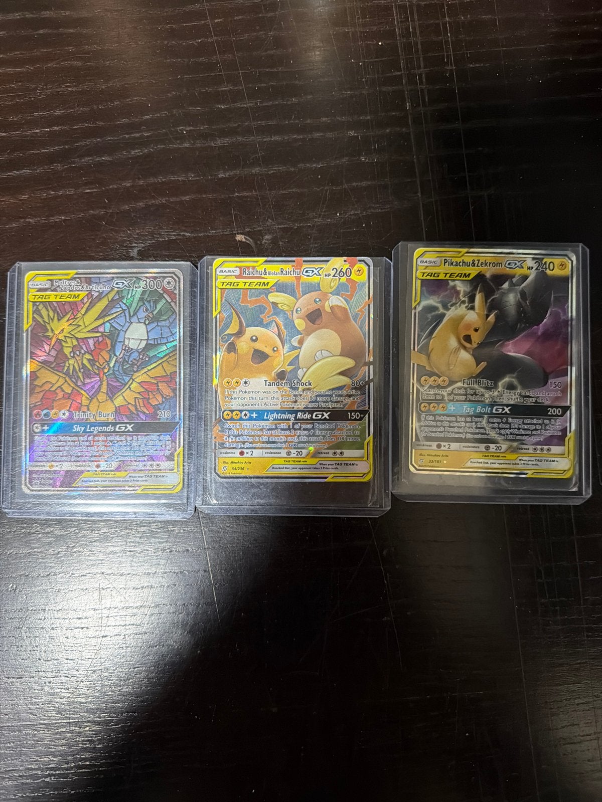 Pokémon TCG Tag Team GX Kaarten (3 stuks), Ophalen, Zo goed als nieuw, Meerdere kaarten