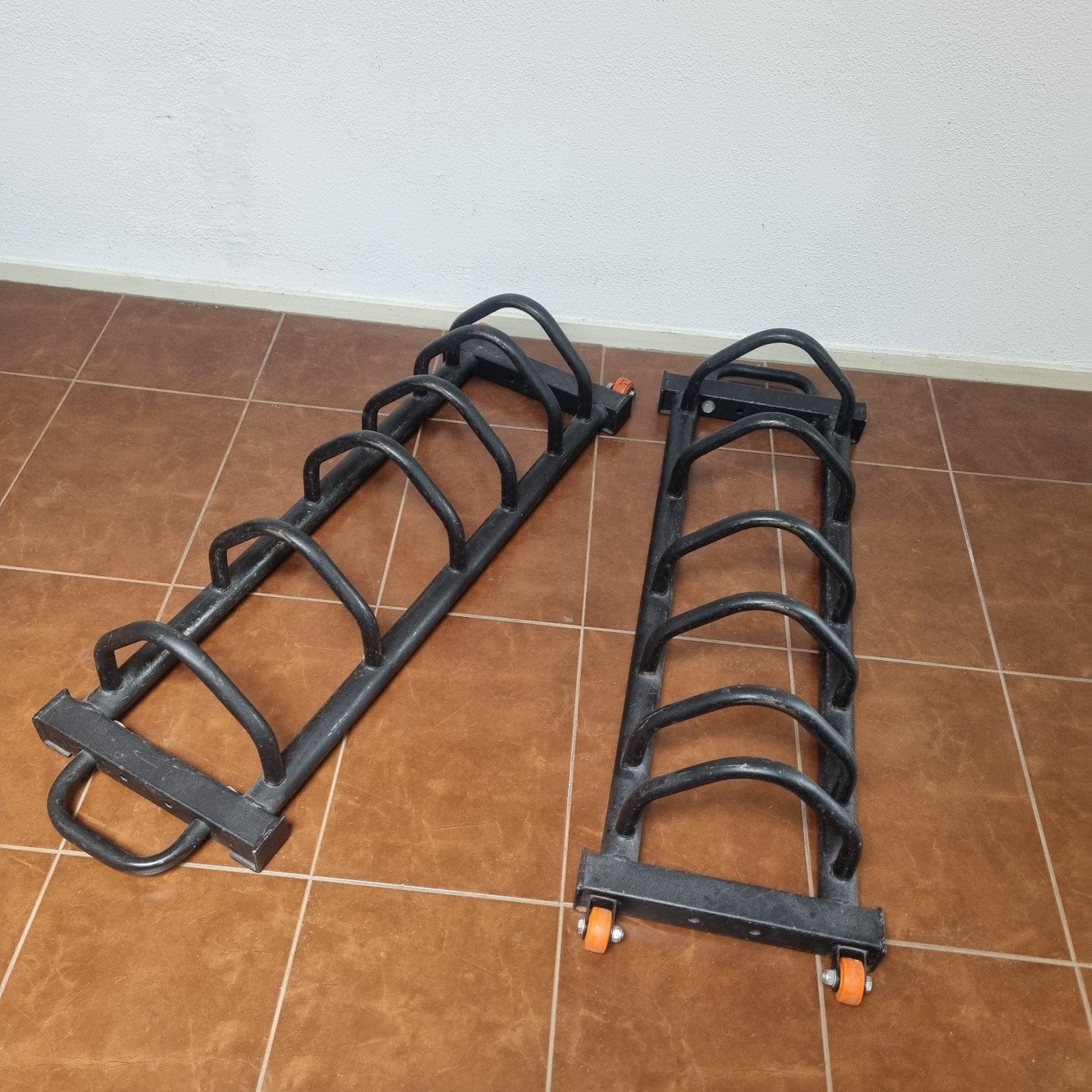 opbergrek halter schijven, Sport en Fitness, Ophalen, Gebruikt, Halterset