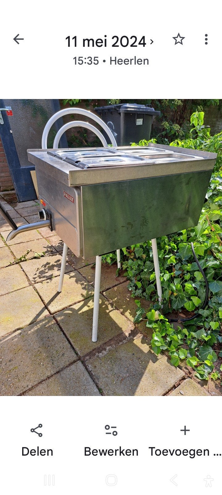 BAIN MARIE, Ophalen, Gebruikt, Zilver, Metaal
