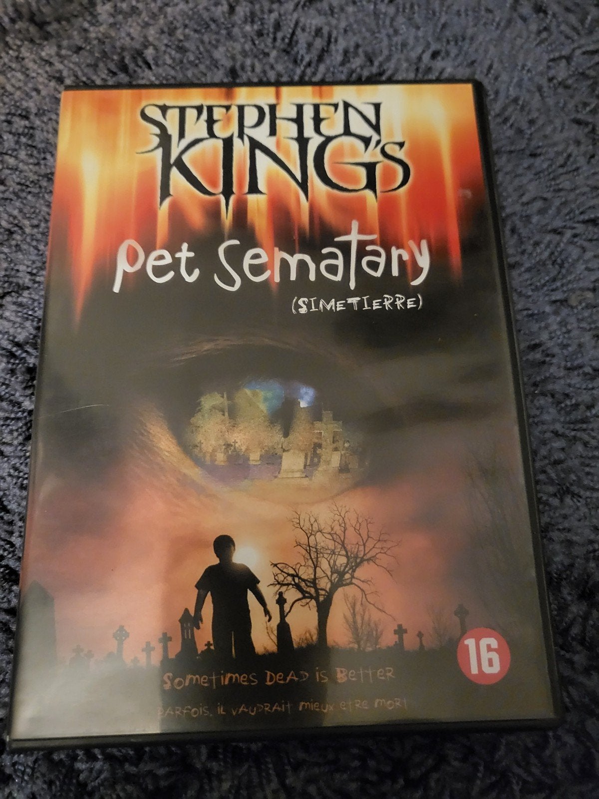 Stephen King's Pet Sematary (Simetierre) DVD, Vanaf 16 jaar, Nederlands, Ophalen of Verzenden, Inclusief doosje
