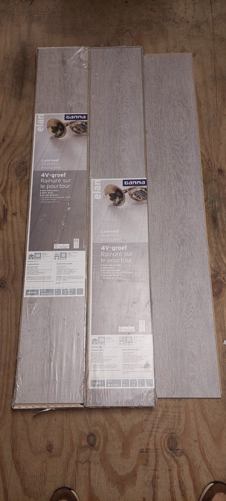 Laminaat Elan Gamma, Doe-het-zelf en Verbouw, Ophalen, Minder dan 5 m², 10 tot 30 cm, Hout