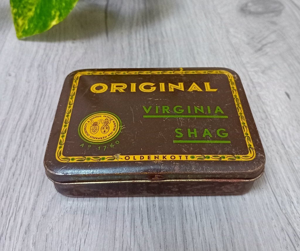 original virginia shag blikje, Verzamelen, Blikken, Verzenden, Gebruikt, Overige