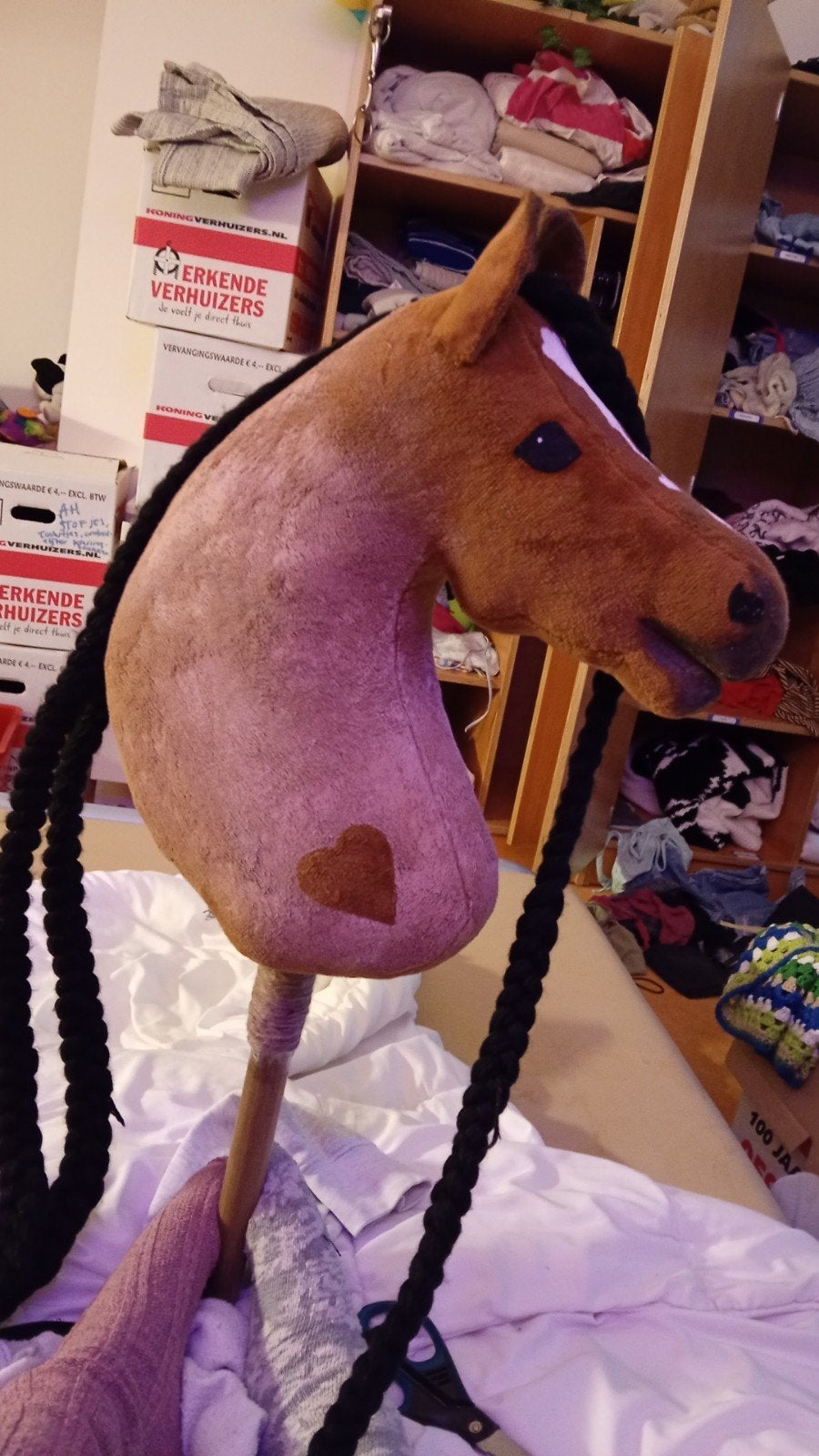 OVEGA hobbyhorse MOET NU WEG, Hobby en Vrije tijd, Ophalen of Verzenden