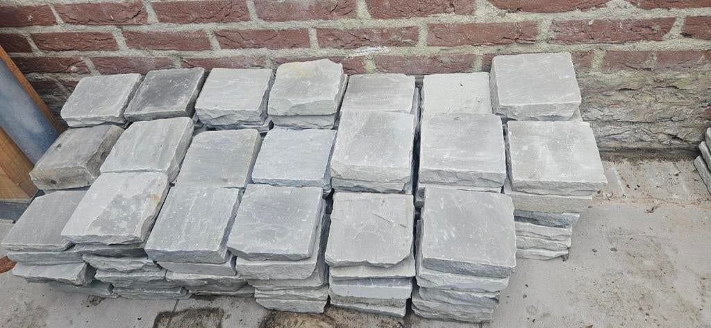 Platte Copplestones 15x15cm - 120 stuks (ca. 2,5m²), Tuin en Terras, Ophalen, Nieuw, Beton, Klinkers