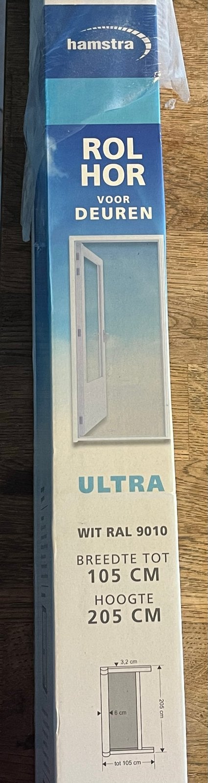 Hamstra Rolhor voor deuren Ultra Wit RAL 9010 (Nieuw), Hordeur, Nieuw, 200 tot 215 cm, Ophalen