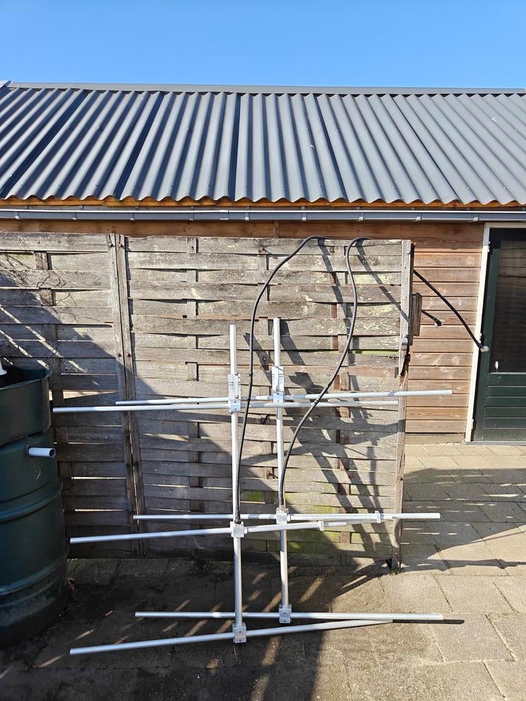 Set 3 elements fm  antennes en koppelbalk, Doe-het-zelf en Verbouw, Steigers, Overige typen, Minder dan 2 meter, Ophalen of Verzenden