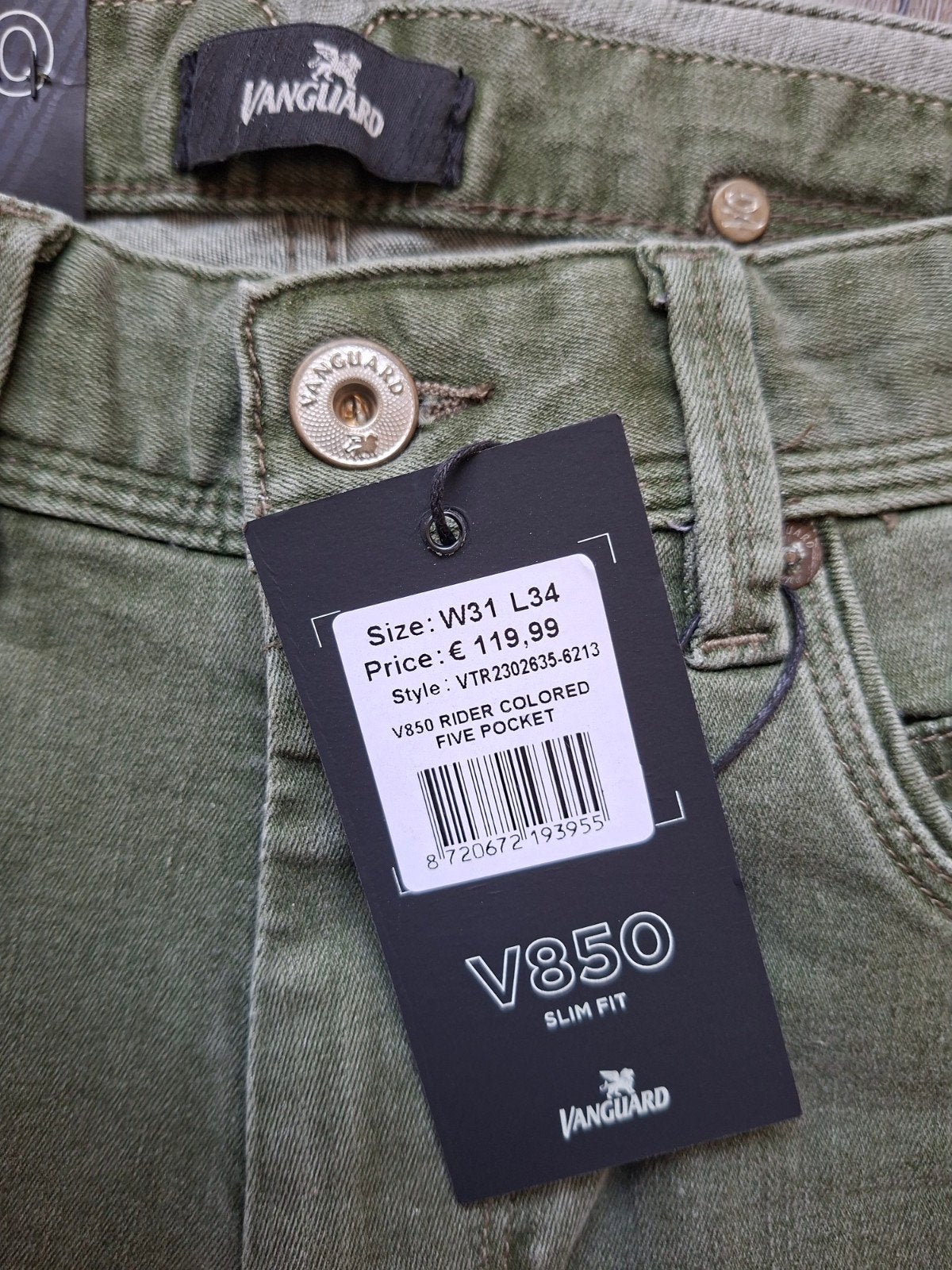 VANGUARD V850 slimfit jeans W31 L34, Overige kleuren, Nieuw, W32 (confectie 46) of kleiner, Ophalen of Verzenden