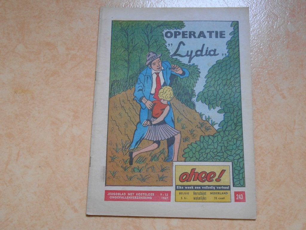 Ohee 243 Operatie "Lydia" 1967., Eén stripboek, Ophalen of Verzenden, Zo goed als nieuw