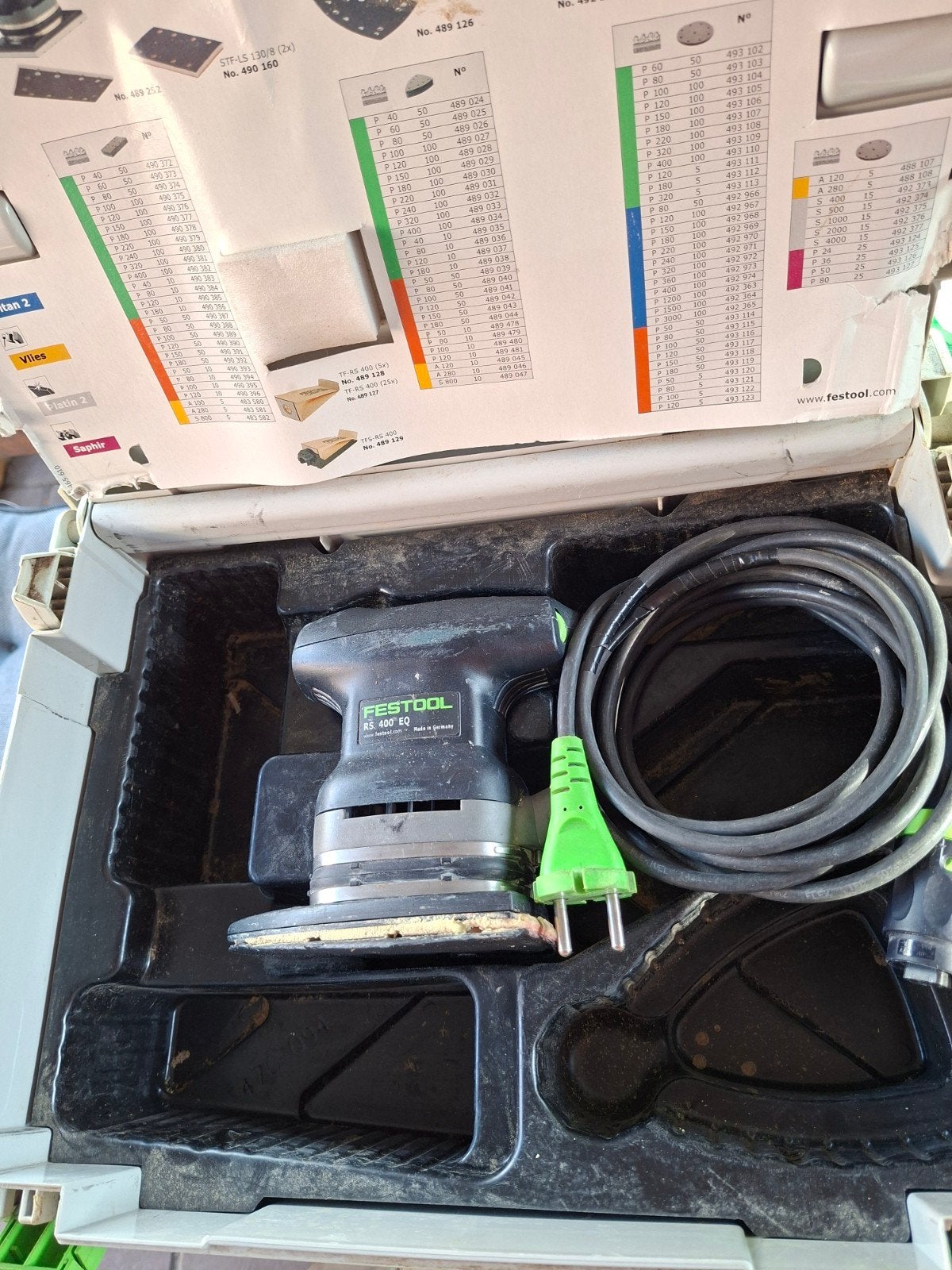 Festool RS 400 EQ schuurmachine, Doe-het-zelf en Verbouw, Gereedschap | Schuurmachines, Ophalen of Verzenden, Gebruikt, Minder dan 600 watt