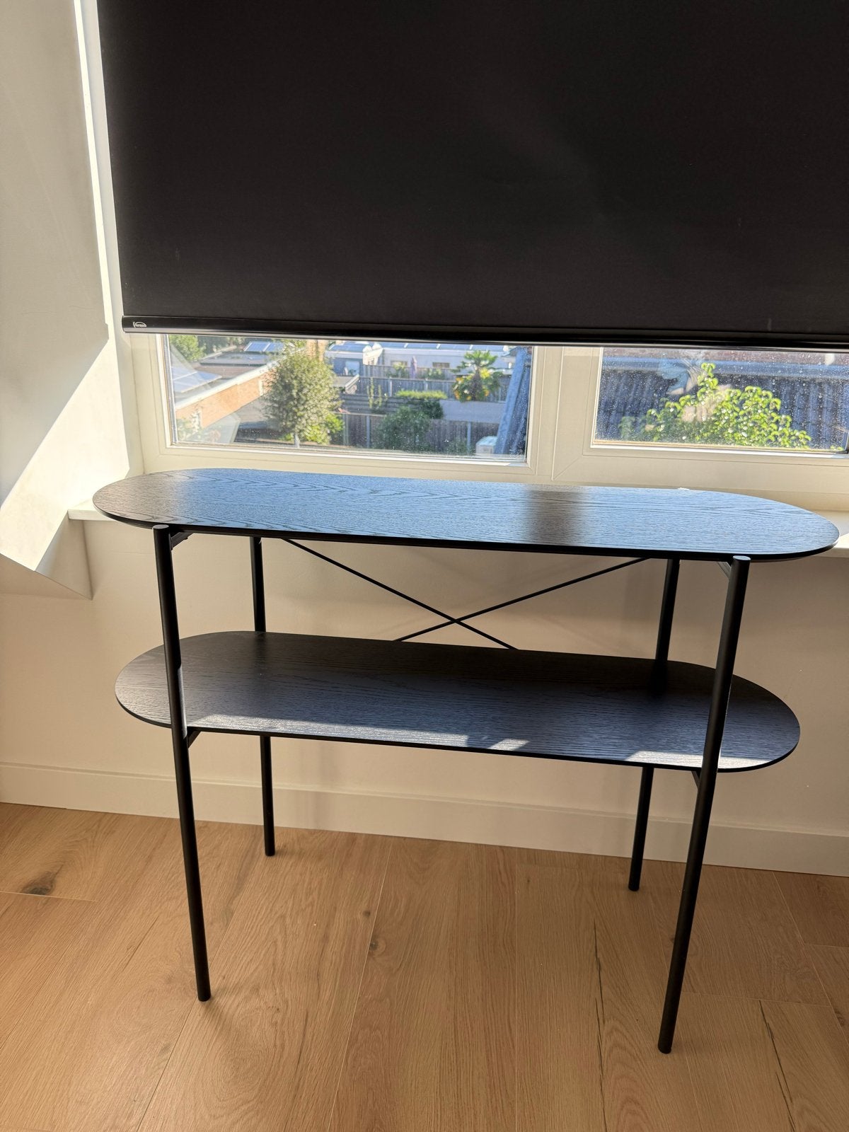 Zwarte sidetable ZGAN, Japandi, 50 tot 100 cm, Ophalen of Verzenden, Zo goed als nieuw