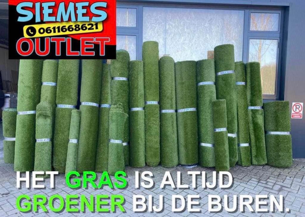 Kunstgras UITVERKOOP - OUTLET NIEUW, Ophalen of Verzenden, Nieuw, 20 m² of meer