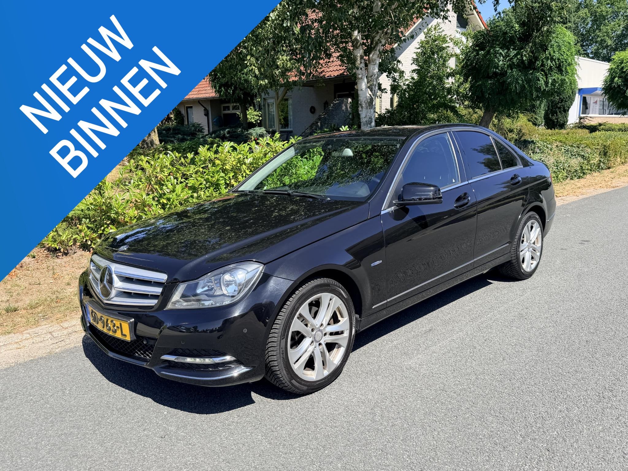 Mercedes-Benz C-klasse 220 CDI 170PK Automaat Avantgarde•N, Automaat, Zwart, 4 cilinders, Zwart