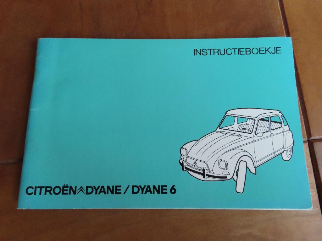 Instructieboek Citroen Dyane 6 1974, mooie staat!, Ophalen of Verzenden