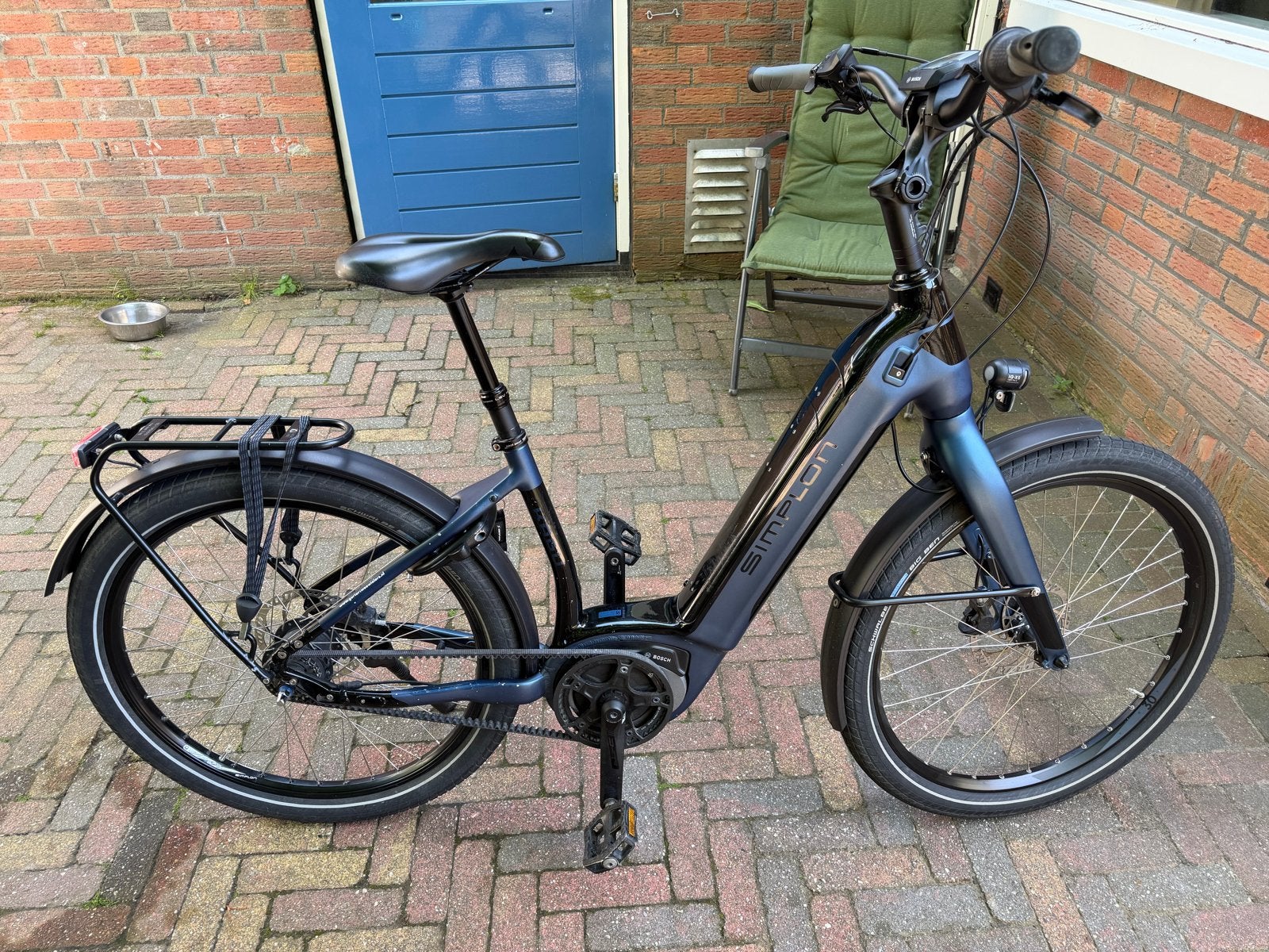 Simplon Kagu Bosch Uni 8l E-bike Blauw, Overige merken, Gebruikt, Ophalen of Verzenden, 51 tot 55 cm