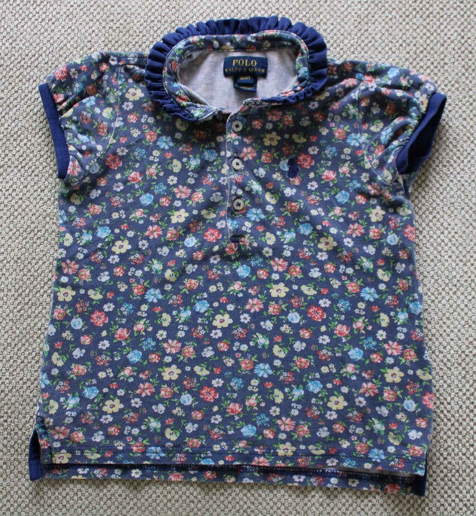 Polo van Ralph Lauren maat 4 / 104, Gebruikt, Meisje, Ophalen of Verzenden, Shirt of Longsleeve