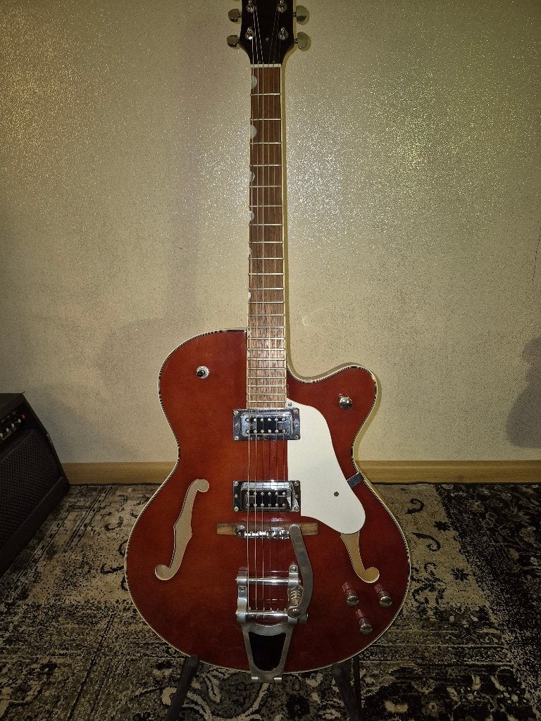 Gretsch gitaar, Ophalen of Verzenden, Gebruikt, Semi-solid body, Overige merken