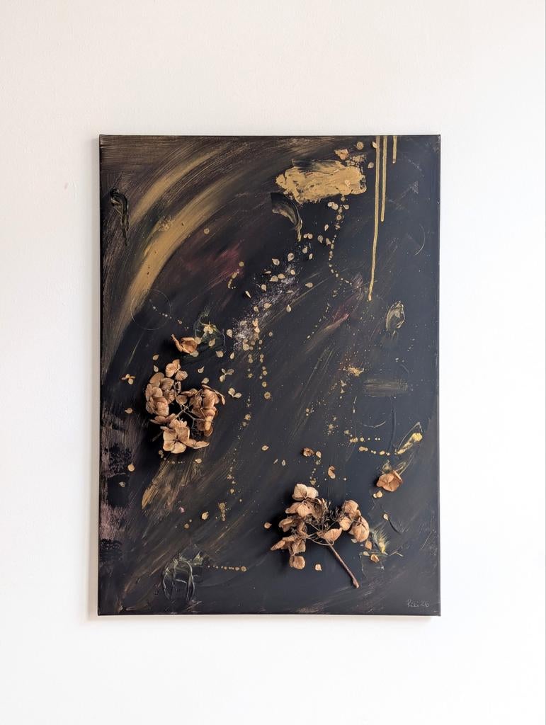 Abstract 3D Schilderij op Canvas, Ophalen