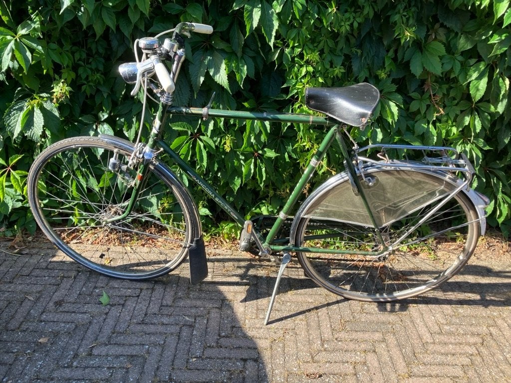 Groene Union Ancona herenfiets uit de jaren 70, Fietsen en Brommers, Overige merken, Gebruikt, Velgrem, Versnellingen
