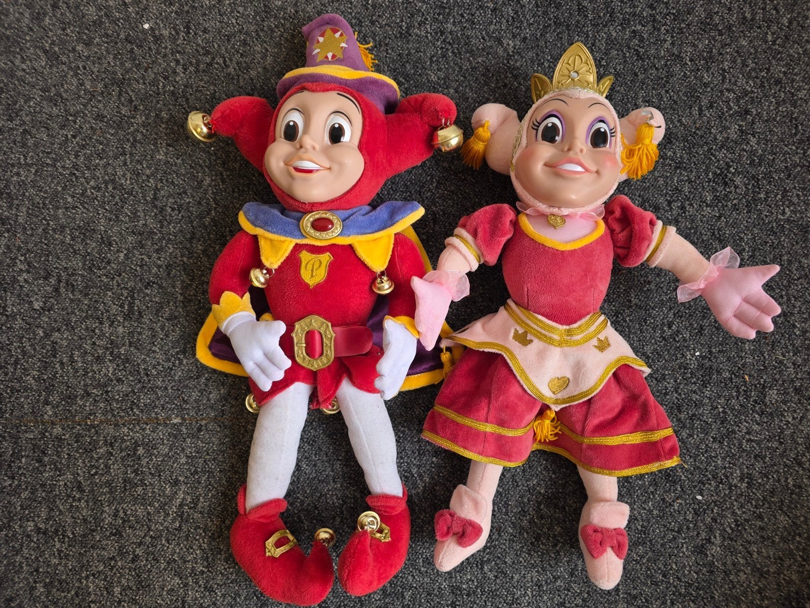 Efteling Poppen oude versies Pardoes en Pardijn, Verzamelen, Ophalen of Verzenden, Zo goed als nieuw, Beeldje of Poppetje