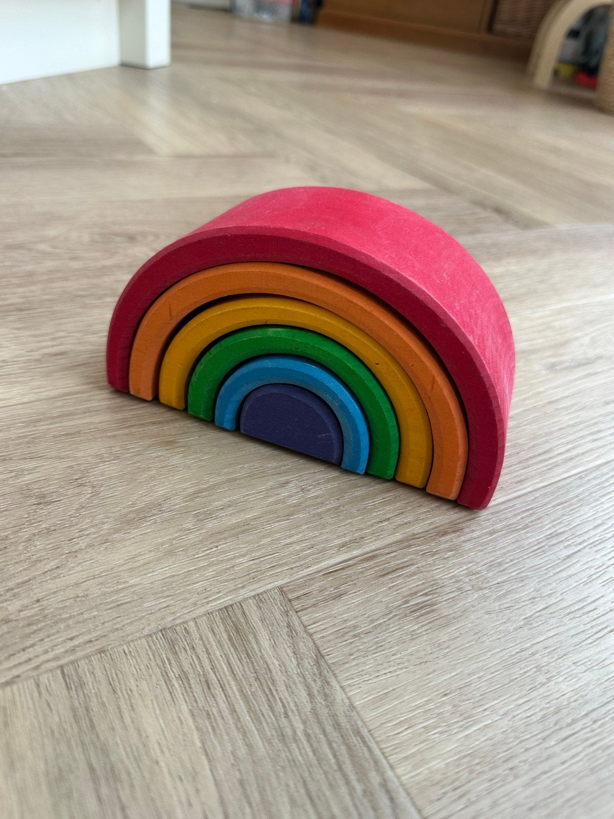 Grimm’s kleine regenboog, Kinderen en Baby's, Speelgoed | Houten speelgoed, Ophalen of Verzenden, Gebruikt, Overige typen