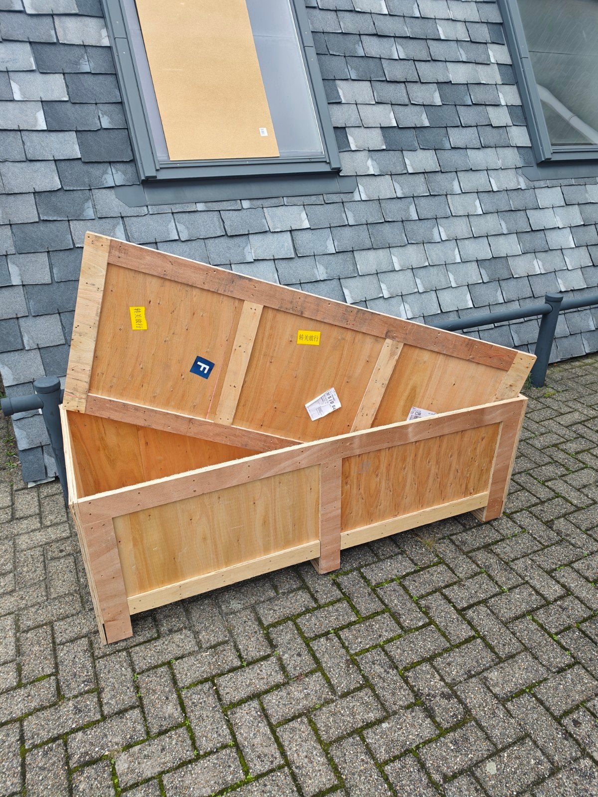 Houten kist - Ideaal voor opslag of transport, Doe-het-zelf en Verbouw, Ophalen, 100 cm of meer, 60 cm of meer, Bak of Kist