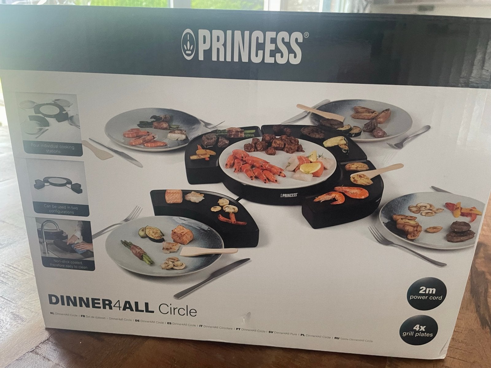 Princess Dinner4All Circle Raclette/Grill - Nieuw in doos, Ophalen, Nieuw