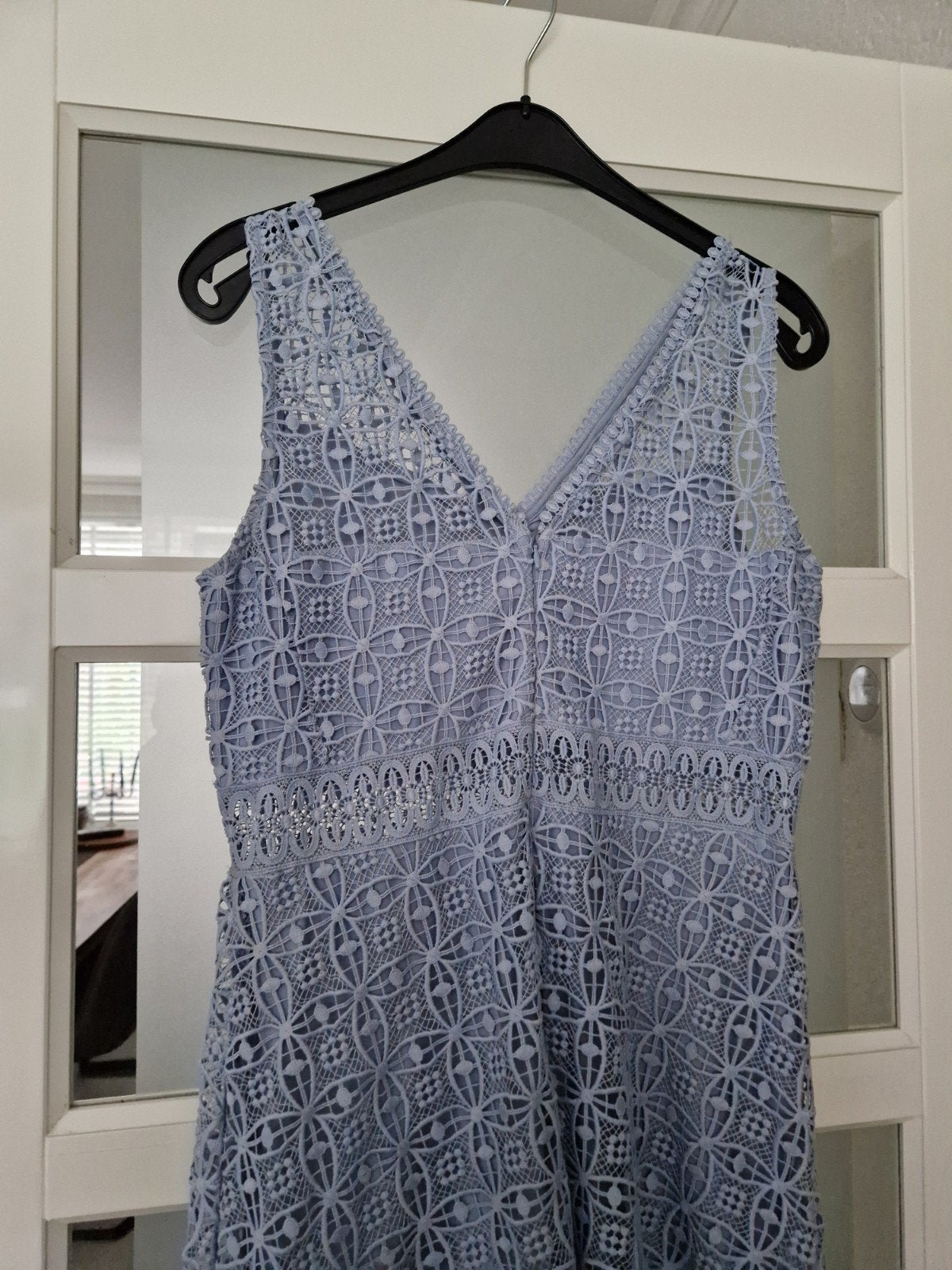 Kantenjurk, Kleding | Dames, H&M, Blauw, Maat 42/44 (L), Ophalen of Verzenden