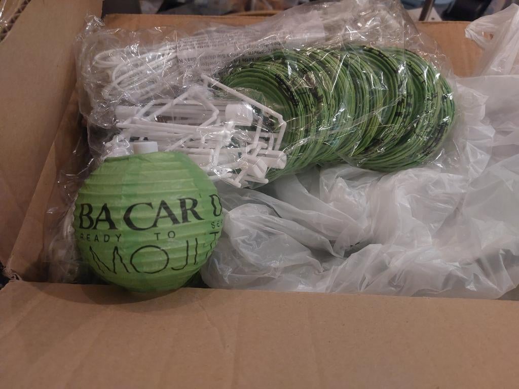 Nieuw 5x Bacardi Mojito Tuinverlichting -  Lampionnen, Kunststof, Minder dan 50 watt, Overige typen, Nieuw