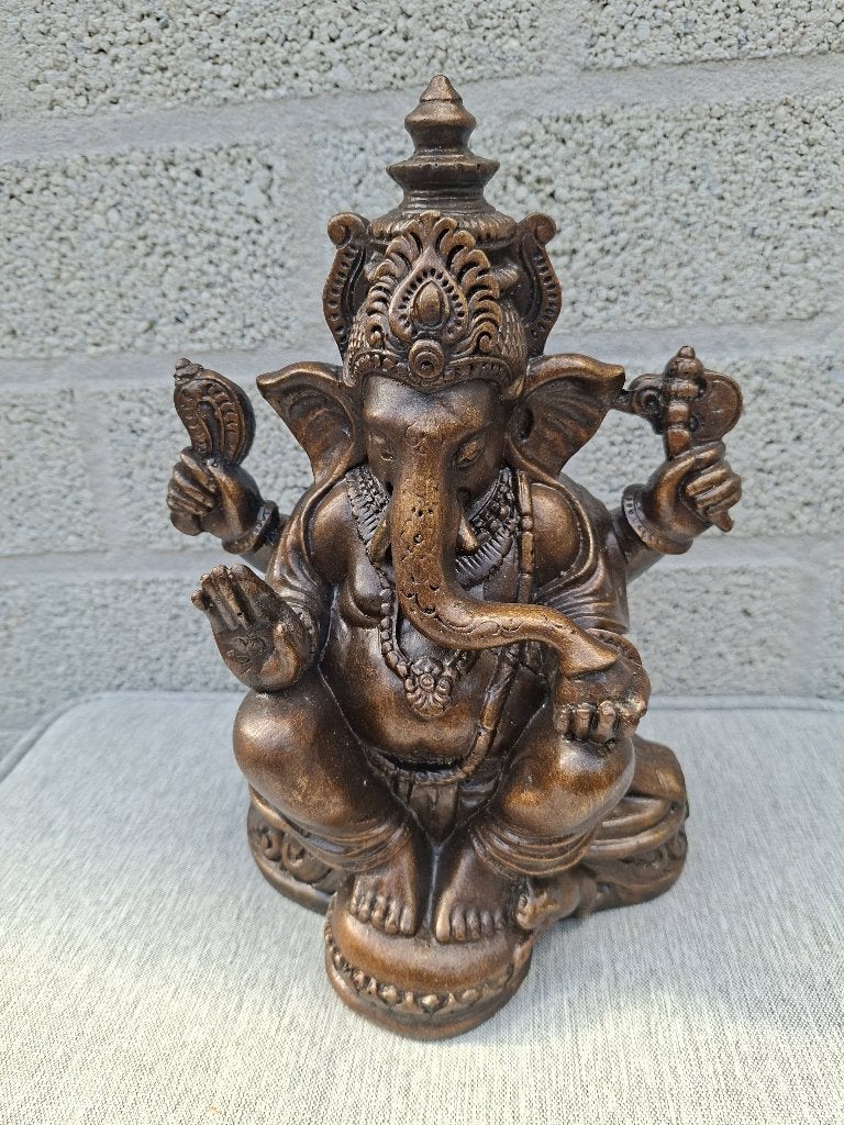 Ganesha van polystone, Verzamelen, Beelden en Beeldjes, Ophalen of Verzenden, Nieuw, Overige typen