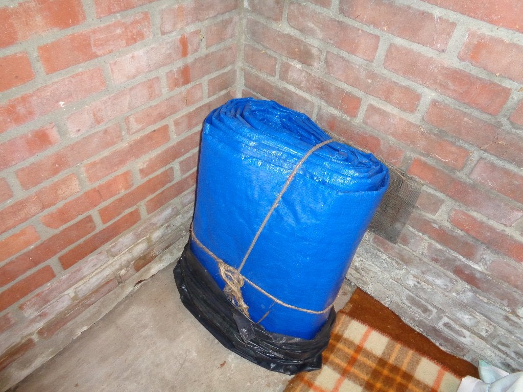 Blauw Afdekzeil, Ophalen of Verzenden, Zo goed als nieuw
