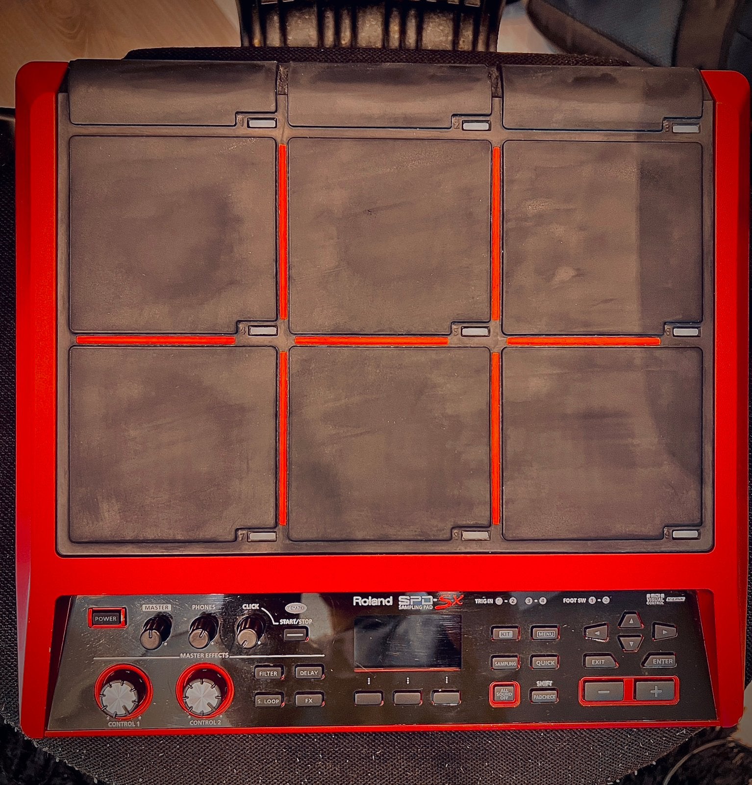 Roland SPD-SX Sampling Pad - Rood, Muziek en Instrumenten, Drumstellen en Slagwerk, Ophalen of Verzenden, Zo goed als nieuw, Roland