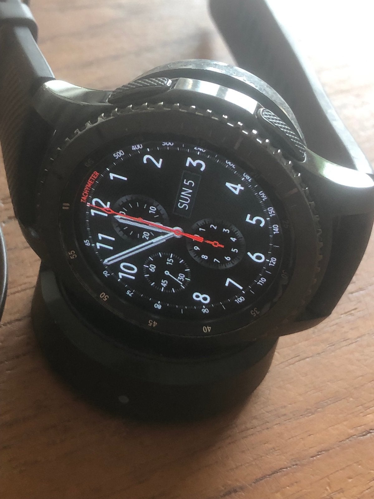Samsung Gear S3 Frontier Smartwatch Zwart, Ophalen, Zwart, Waterdicht, Android