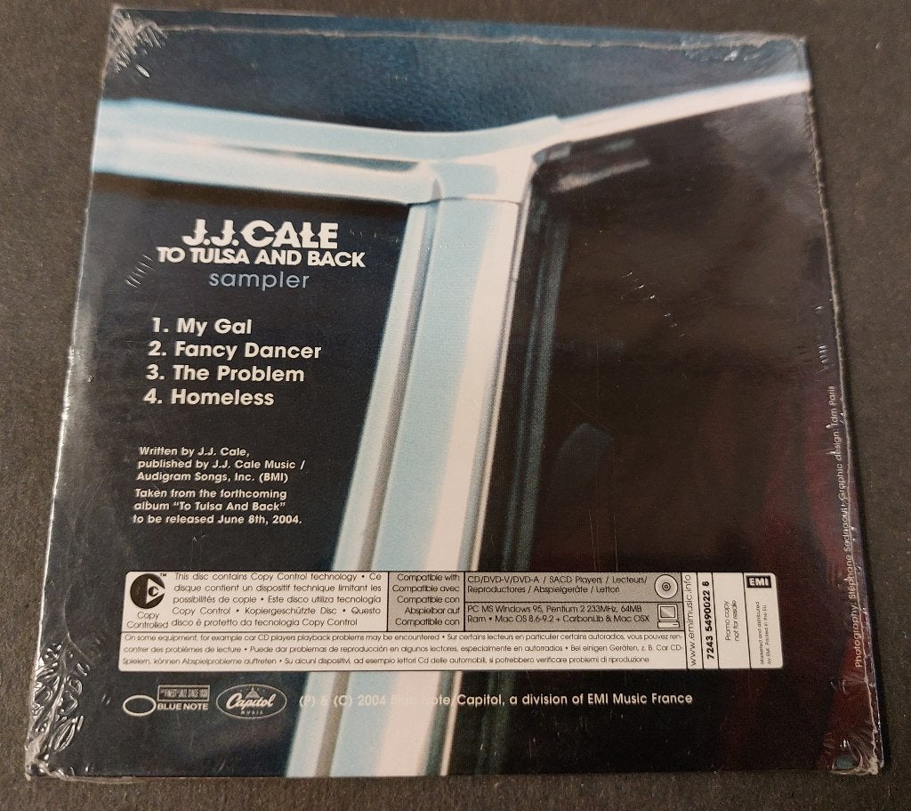 J.J.Cale PROMO CD To Tulsa And Back NIEUW GESEALED 2004, Verzenden, Nieuw in verpakking, Pop, Promo