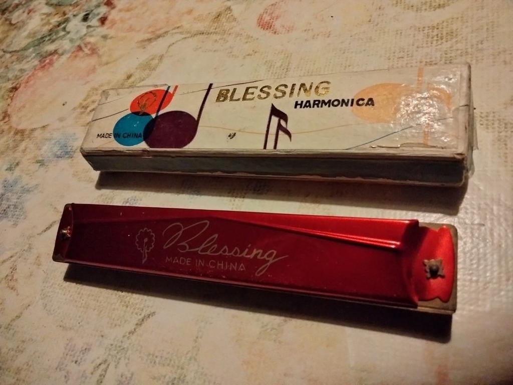 Mondharmonica Blessing Vintage Made in China, Ophalen of Verzenden, Gebruikt, Overige typen