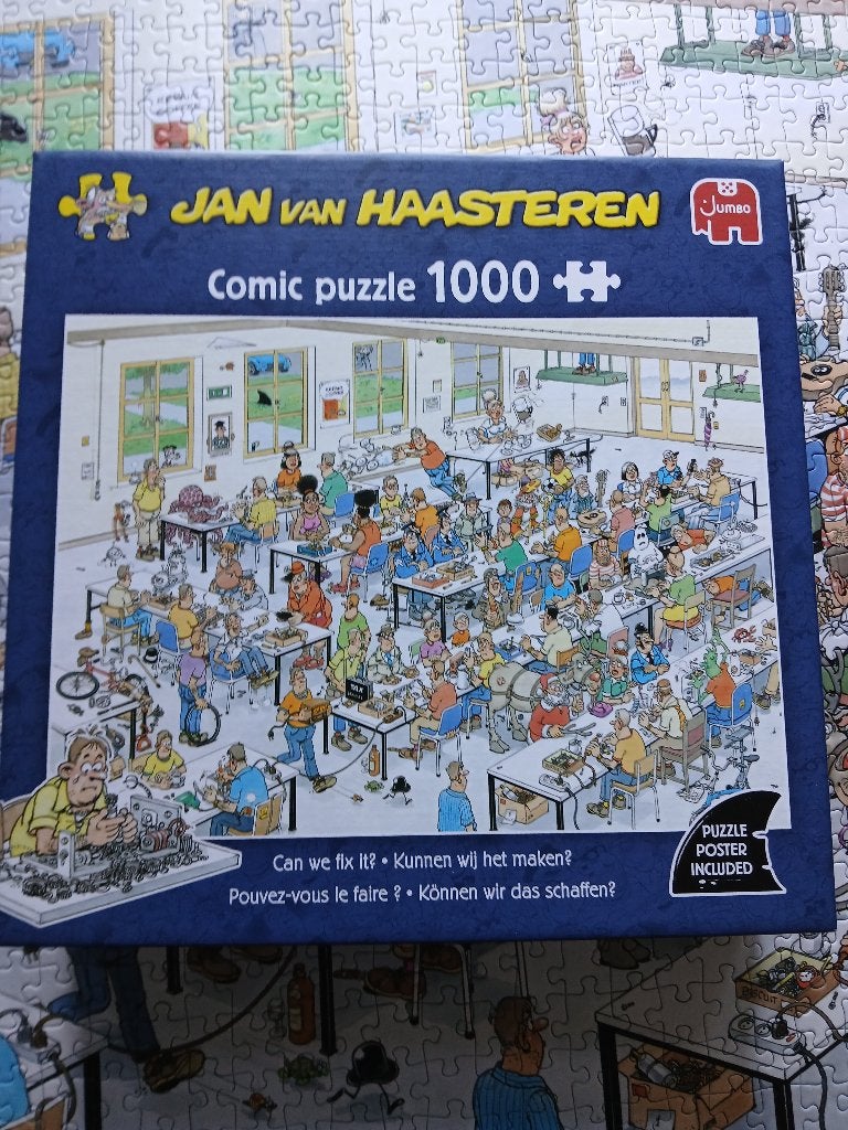Puzzel v haasteren, Ophalen, 500 t/m 1500 stukjes, Zo goed als nieuw