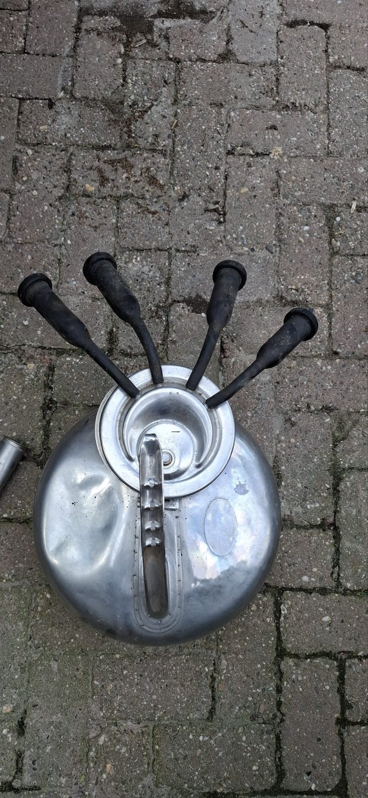 Vintage Melkemmer - Melkstel - Melkmachine onderdelen, Ophalen