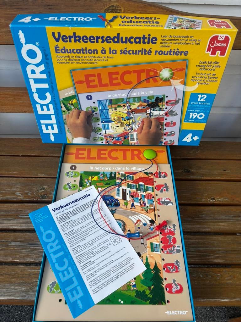 Jumbo Electro Verkeerseducatie leerspel / educatief spel, Kinderen en Baby's, Speelgoed | Educatief en Creatief, Ophalen of Verzenden