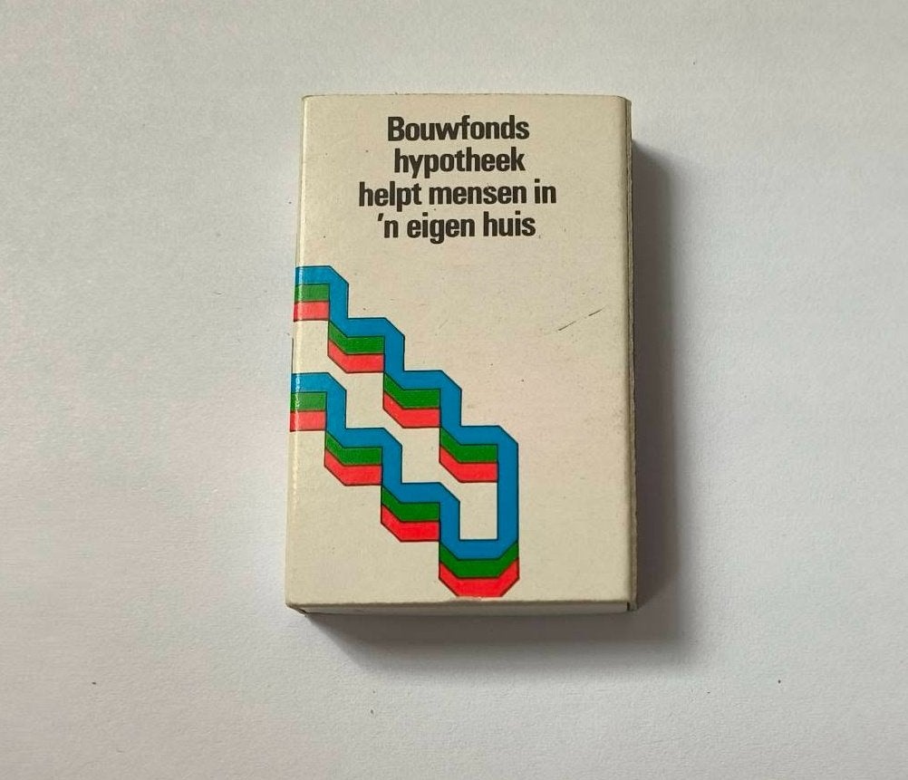 Luciferdoosje Bouwfonds, Ophalen of Verzenden, Zo goed als nieuw, Luciferdoosjes of -merken