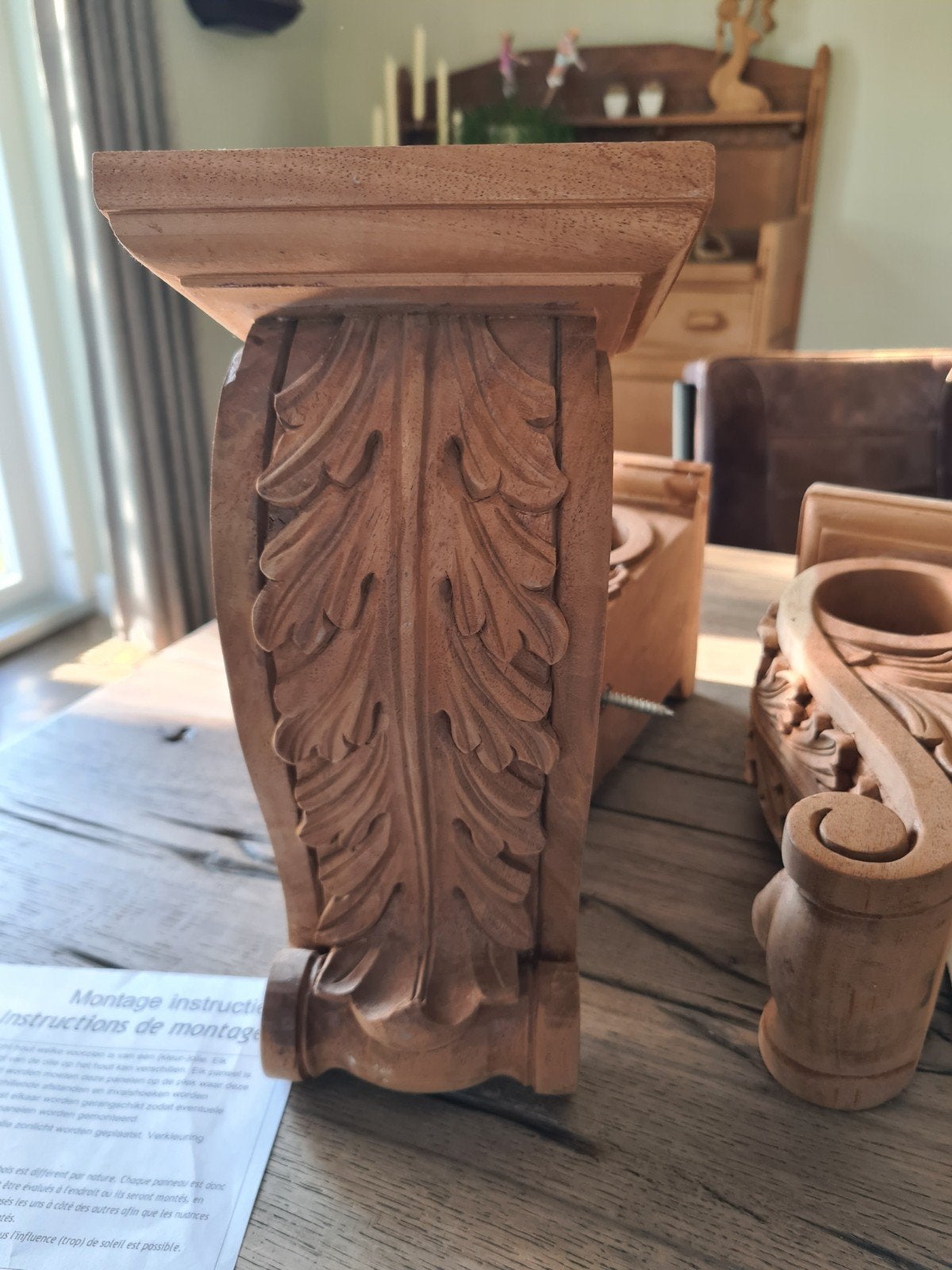 decoratieve muurconsole, Ophalen, Gebruikt