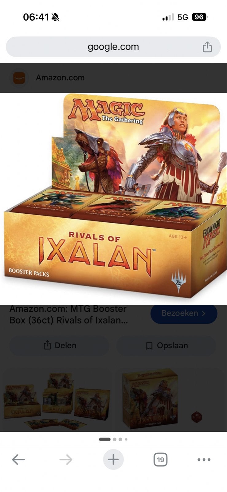 Magic: The Gathering Rivals of Ixalan Booster Box, Ophalen of Verzenden, Nieuw, Boosterbox