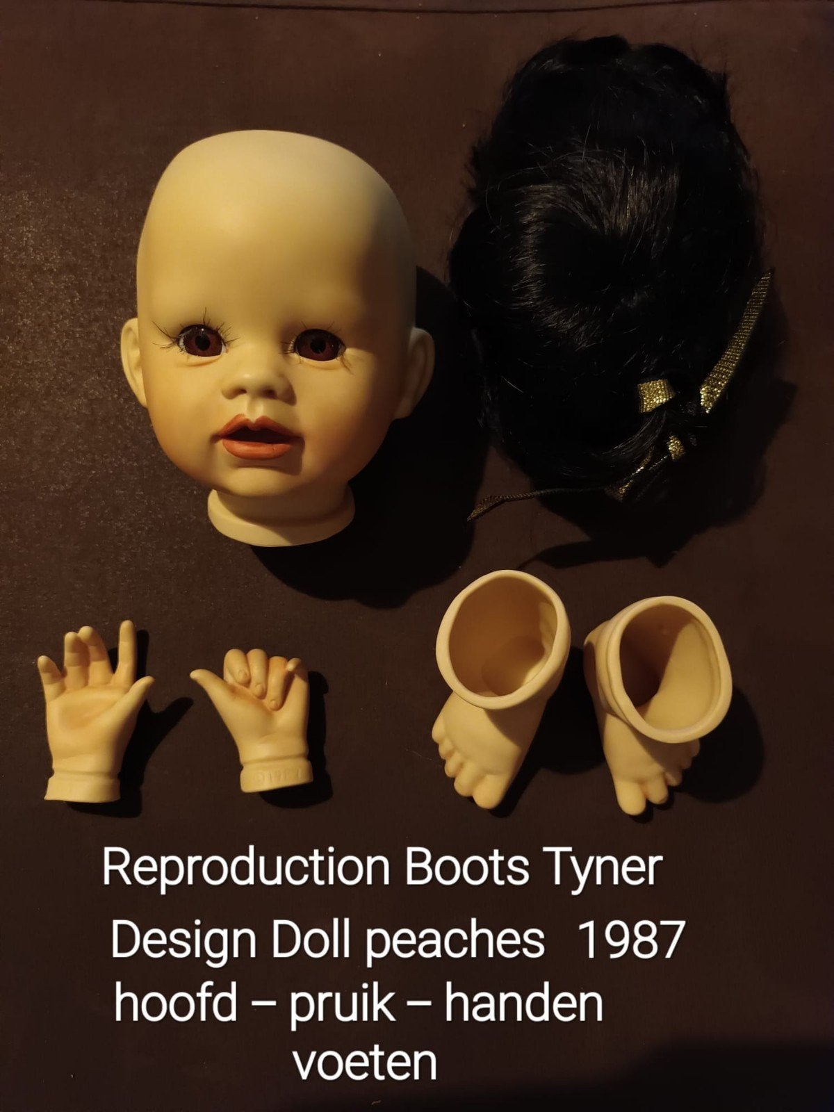 Reproductie Boots Tyner Design Doll Peaches 1987, Verzamelen, Poppen, Verzenden, Zo goed als nieuw, Overige typen